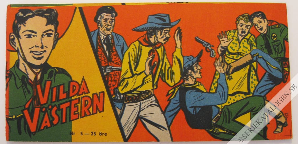 Framsida på Vilda Västern #5 (1956)