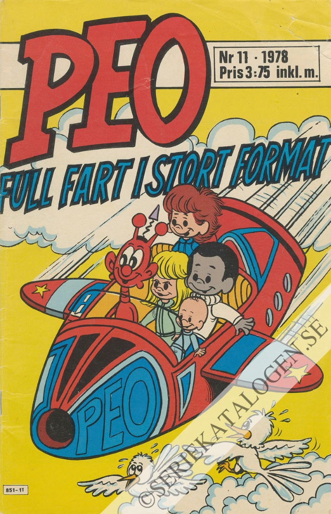 Framsida på Peo #11 (1978)