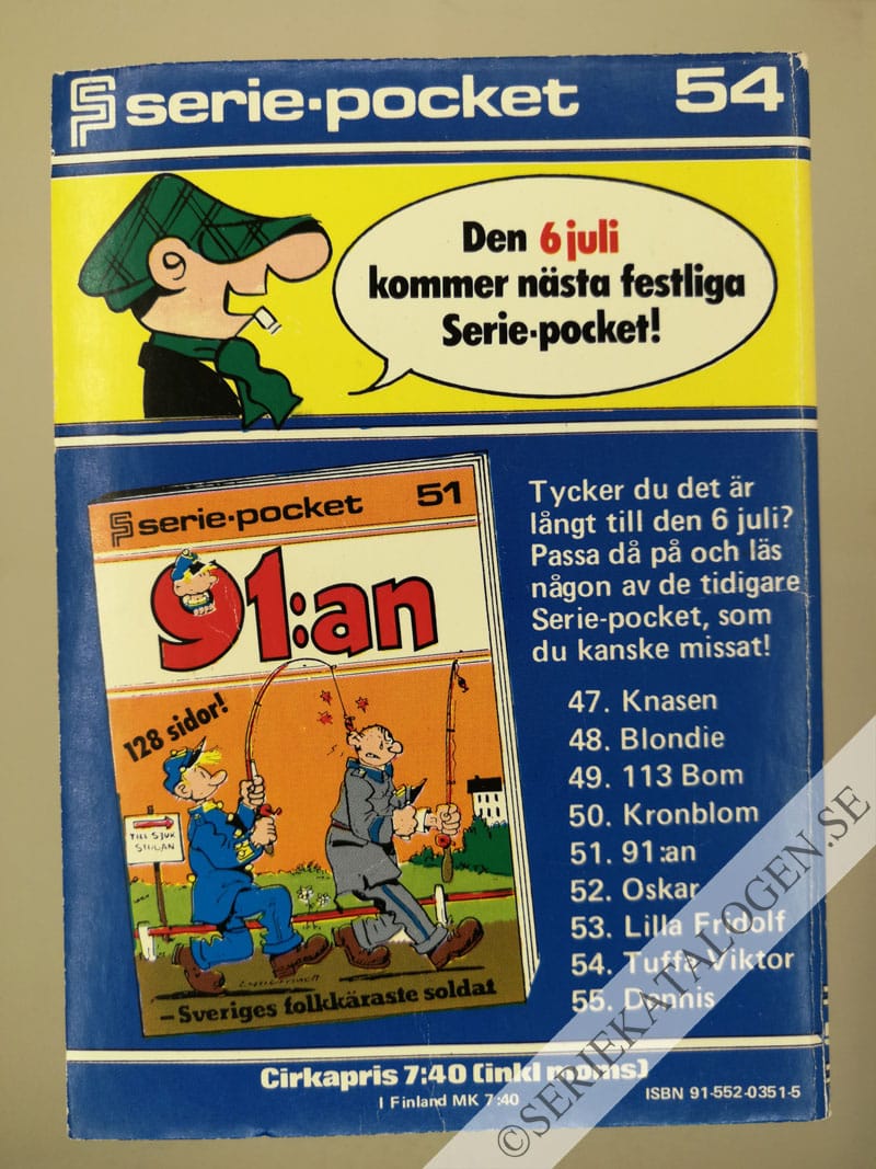 Baksida på Tuffa Viktor (1977)