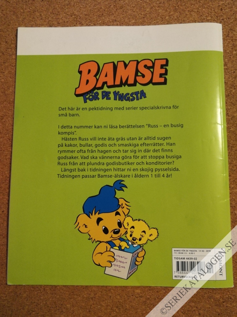 Baksida på Russ - en busig kompis (2019)