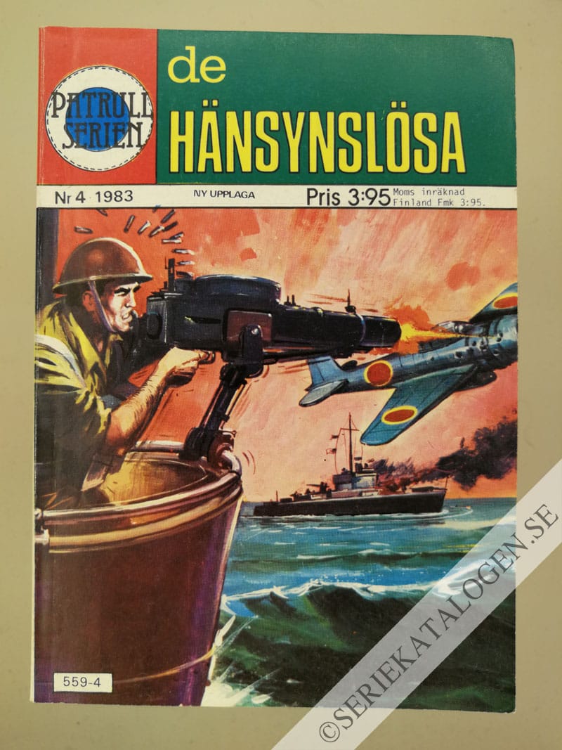 Framsida på Patrullserien #4 - De hänsynslösa (1983)