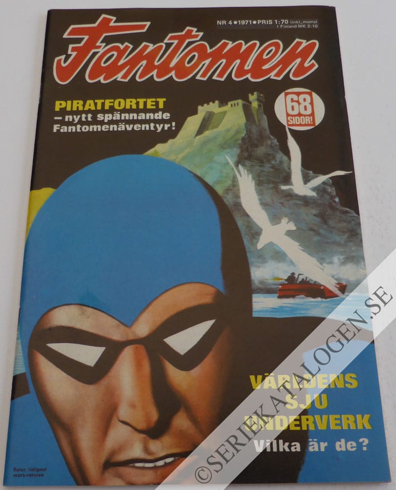 Framsida på Fantomen #4 (1971)