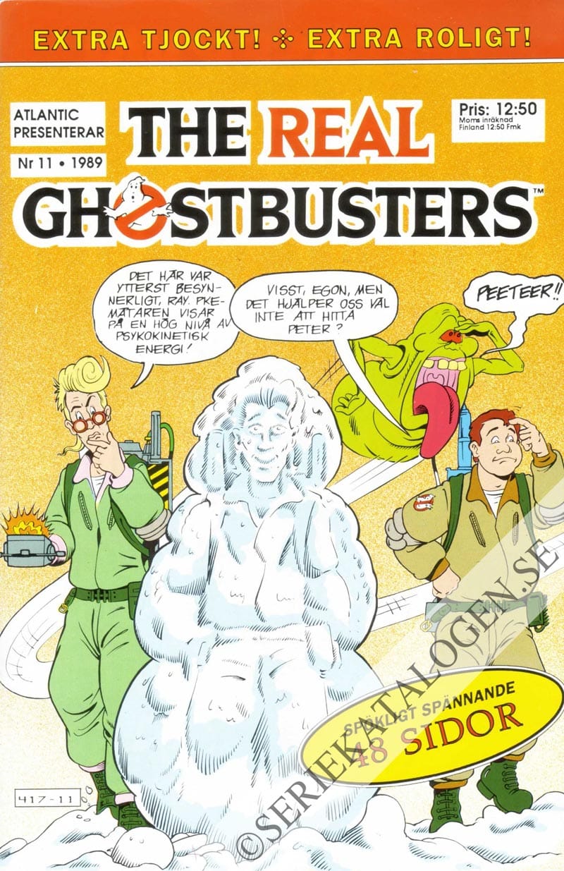 Framsida på The real Ghostbusters #11 (1989)
