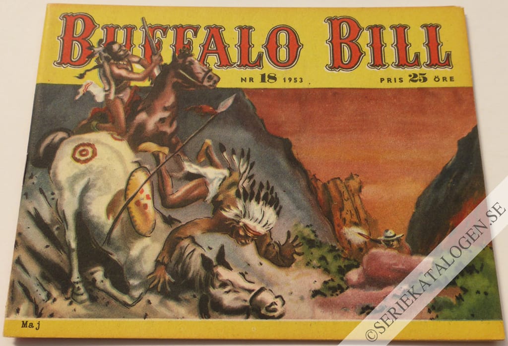Framsida på Buffalo Bill #18 (1953)