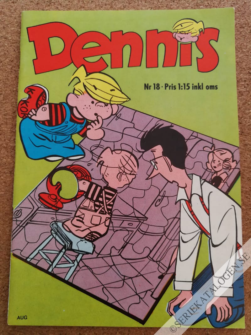 Framsida på Dennis #18 (1968)