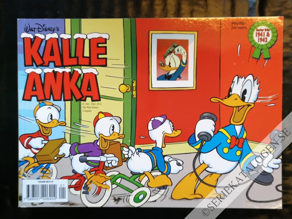 Framsida på Kalle Ankas julbok (2012)