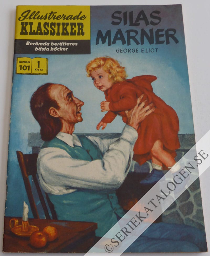 Framsida på Illustrerade Klassiker #101 - Silas Marner (1960)