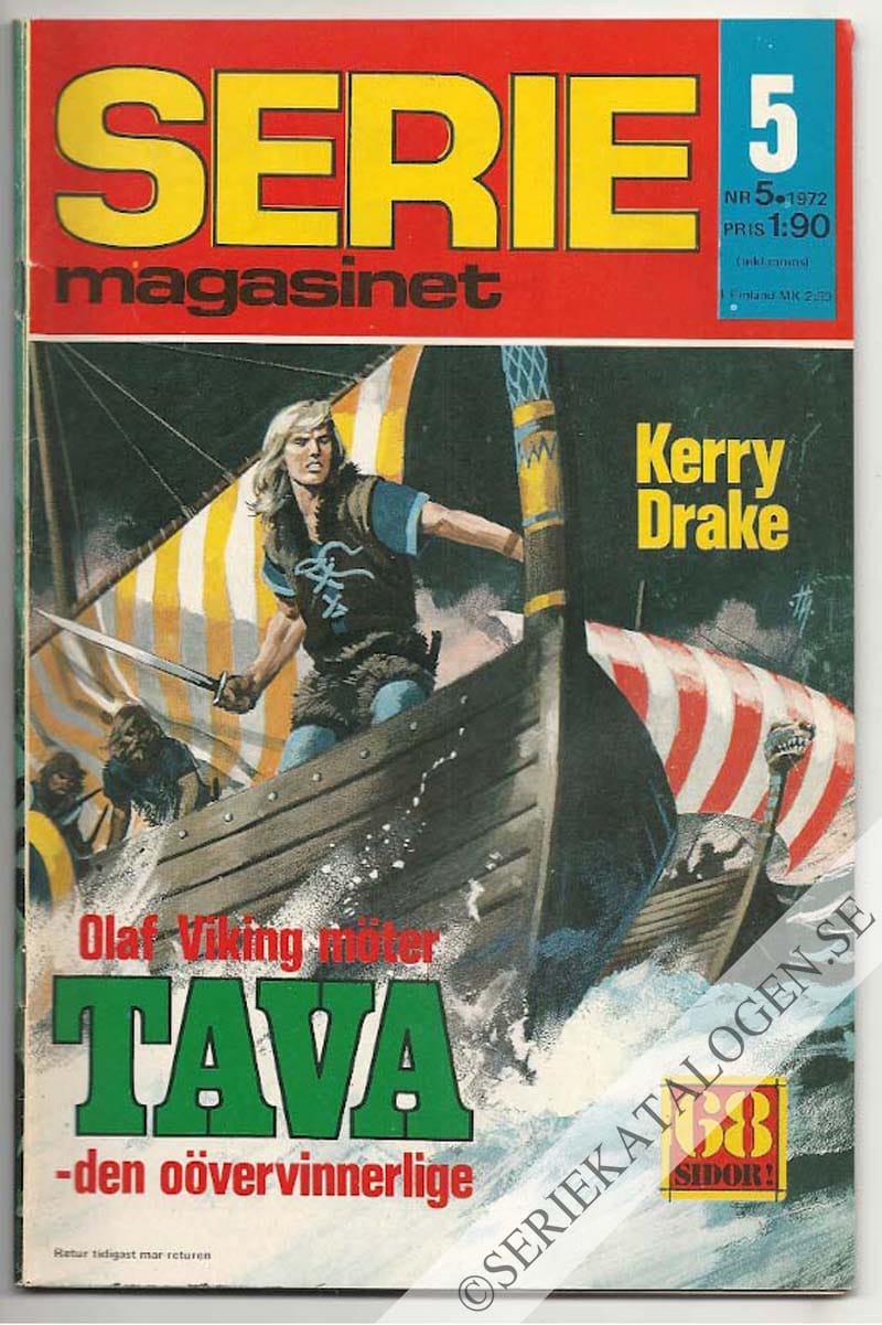 Framsida på Seriemagasinet #5 (1972)