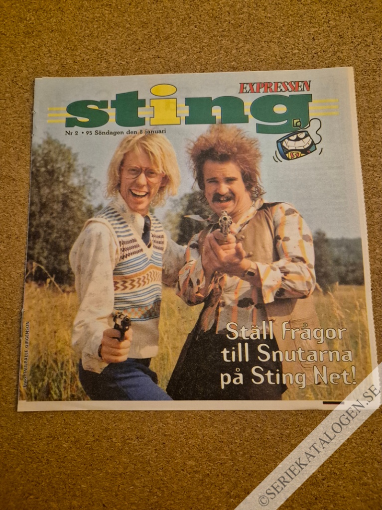 Framsida på Sting-Expressen #2 (1995)