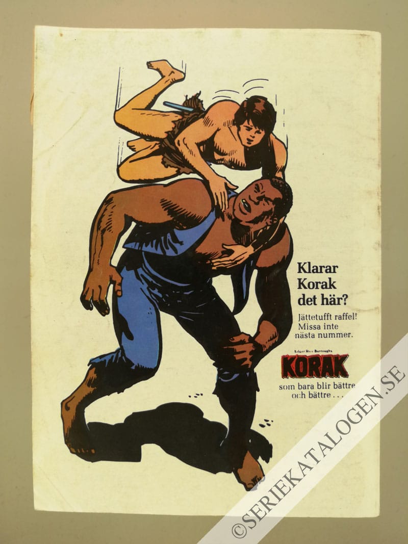 Baksida på Varning: ubåt kapad (1981)
