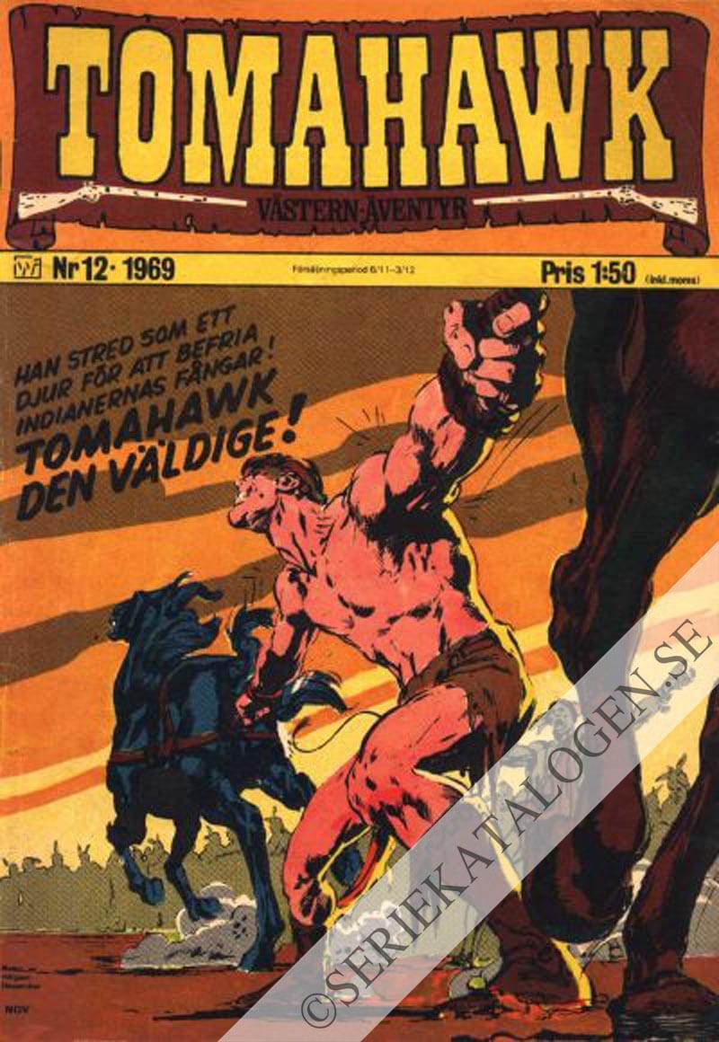 Framsida på Tomahawk #12 (1969)