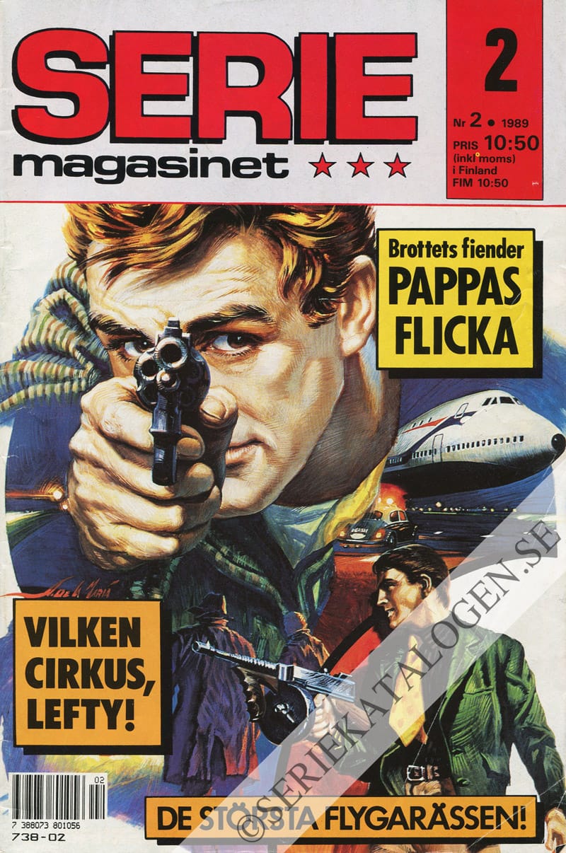 Framsida på Seriemagasinet #2 (1989)