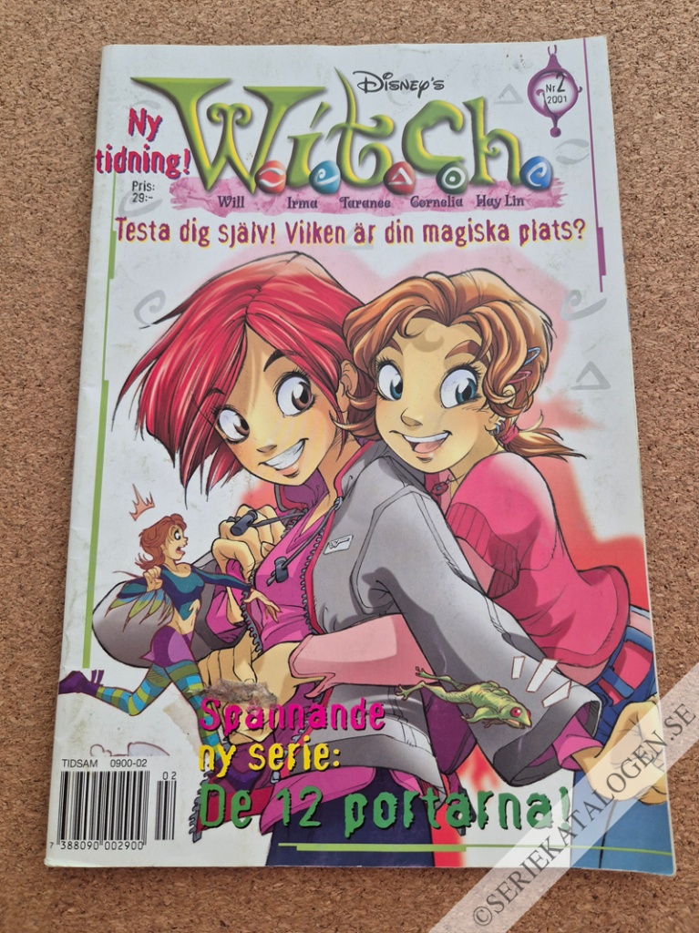 Framsida på W.i.t.c.h. #2 - De 12 portarna (2001)