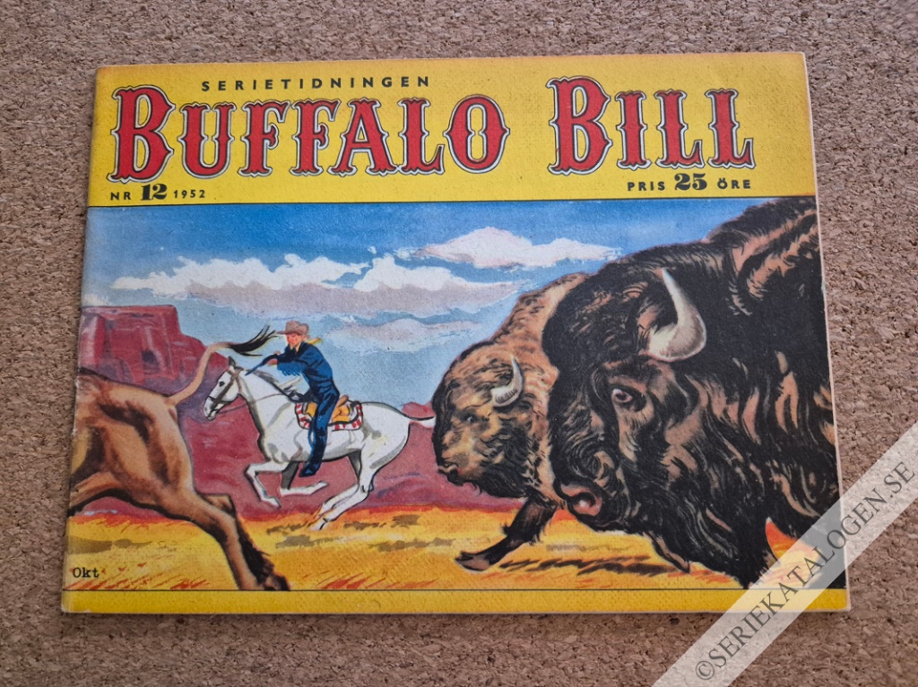 Framsida på Buffalo Bill #12 (1952)