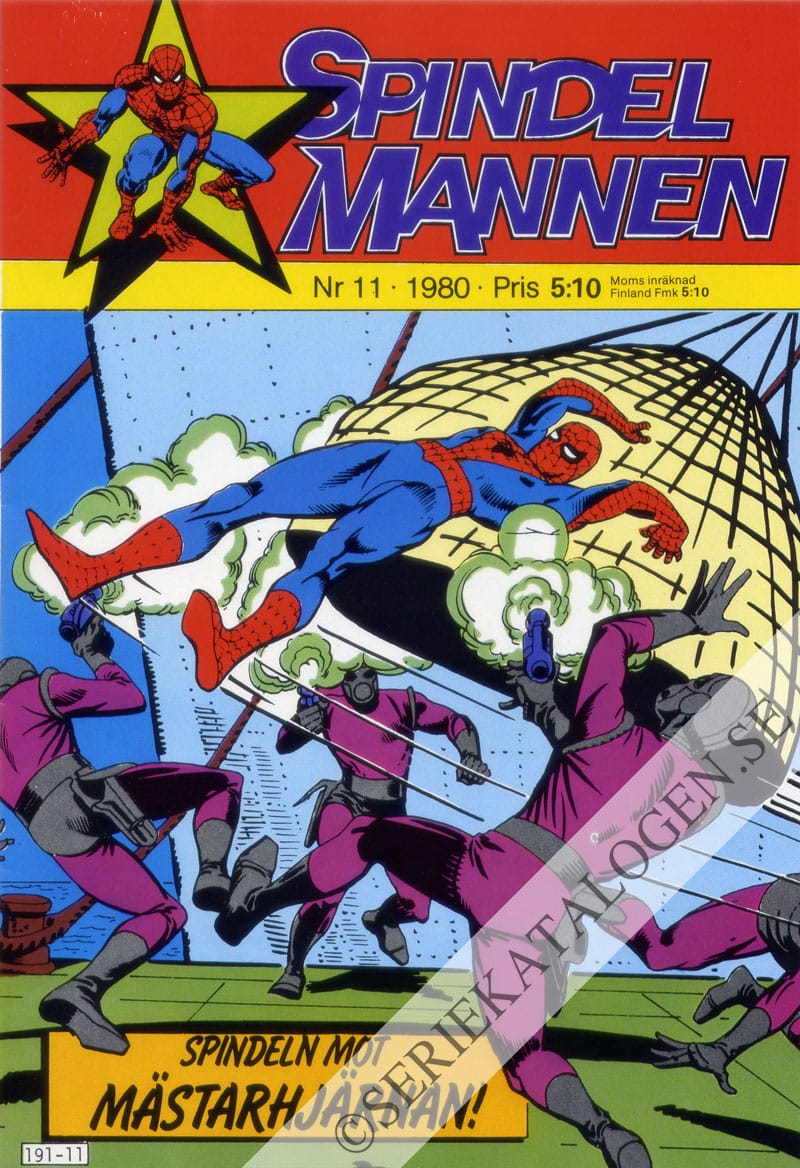Framsida på Spindelmannen #11 (1980)