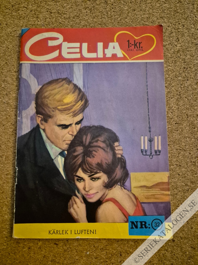 Framsida på Celia Kärlek i luften! (1968)