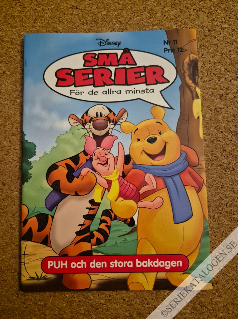 Framsida på Små serier #11 - PUH och den stora bakdagen (2004)