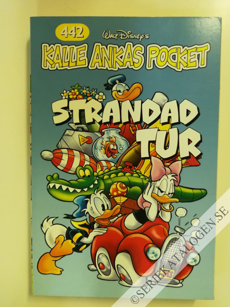 Framsida på Kalle Ankas pocket #442 - Strandad tur (2015)