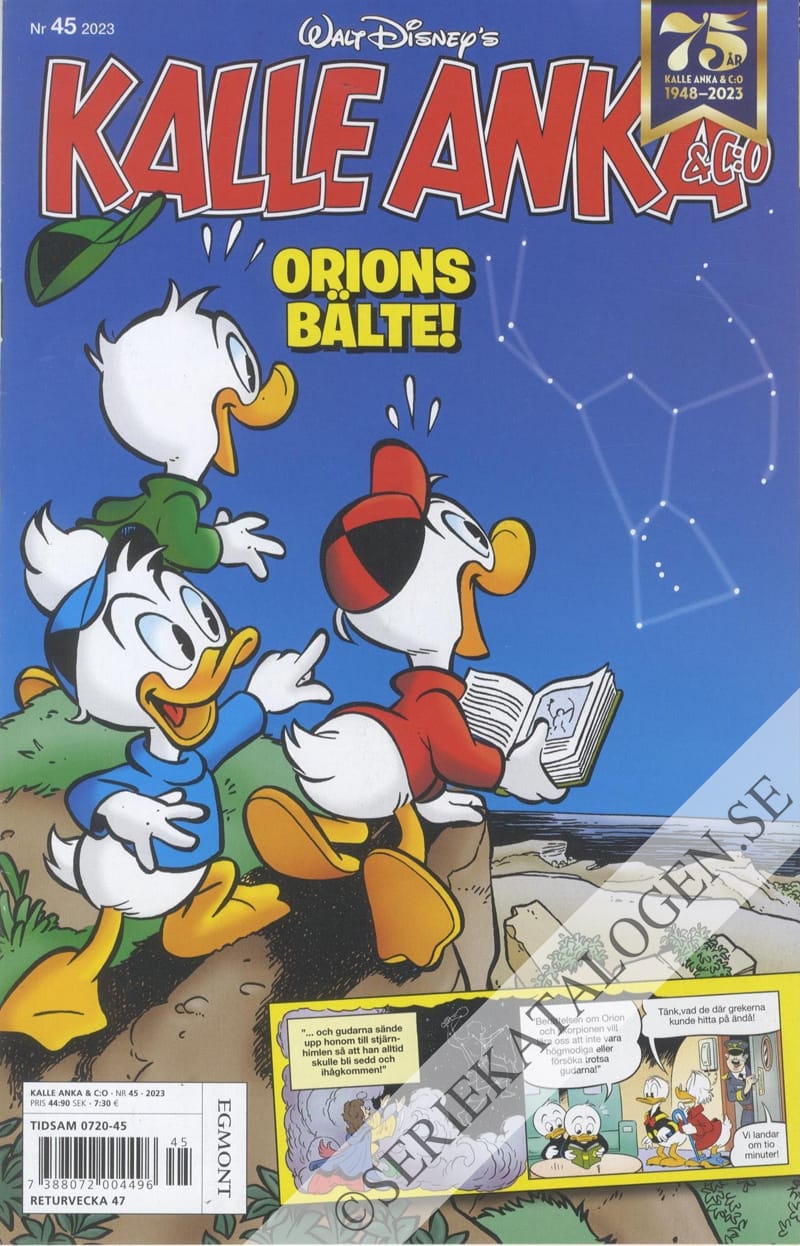 Framsida på Kalle Anka & C:o #45 (2023)