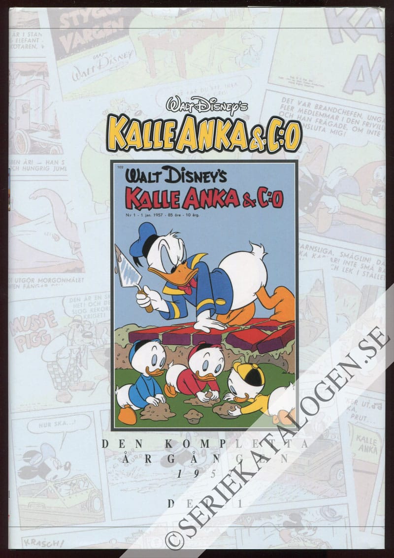 Framsida på Kalle Anka & C:o - den kompletta årgången 1957 del 1 (2003)