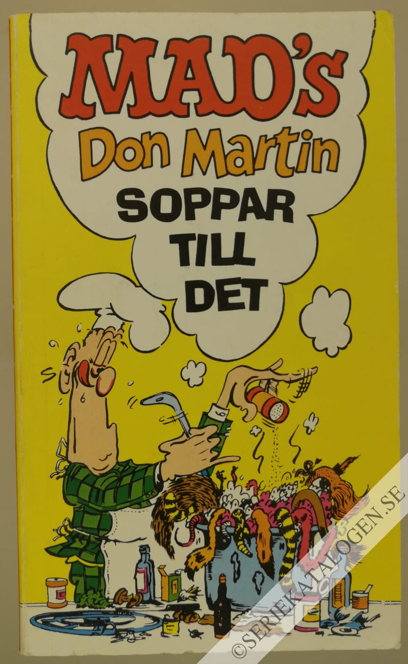 Framsida på MAD-pocket Don Martin soppar till det (1969)