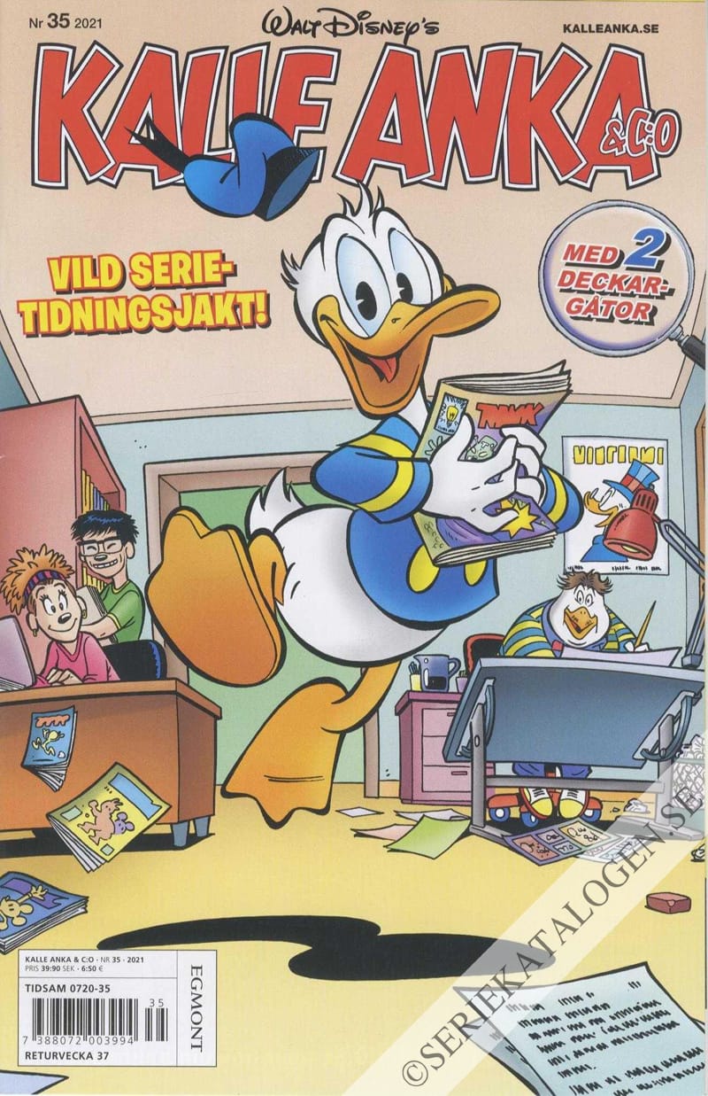 Framsida på Kalle Anka & C:o #35 (2021)