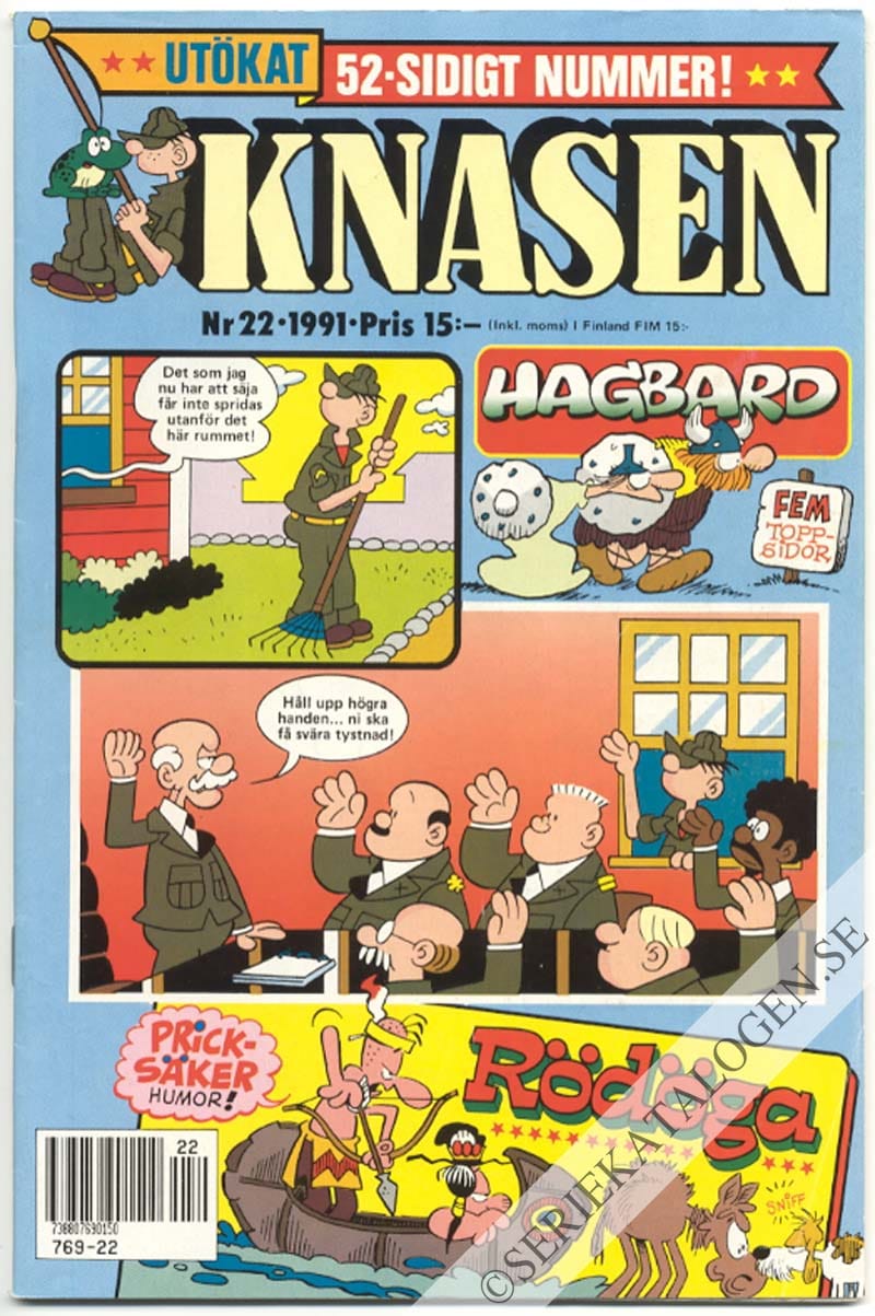 Framsida på Knasen #22 (1991)