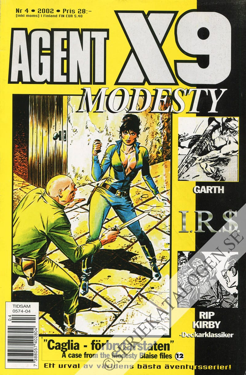 Framsida på Agent X9 #4 (2002)