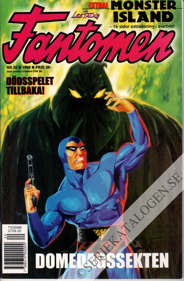 Framsida på Fantomen #20 (1999)