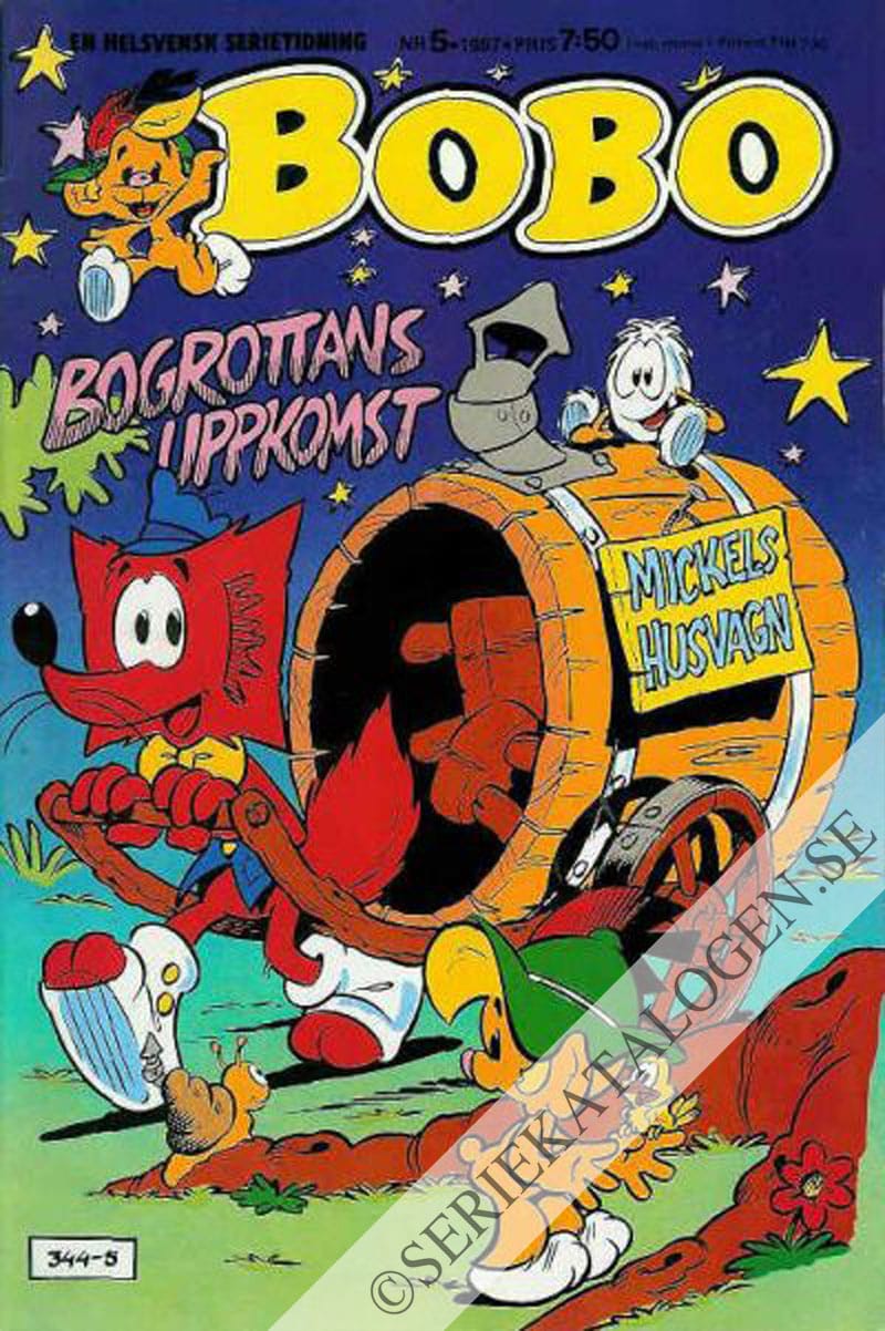 Framsida på Bobo #5 (1987)