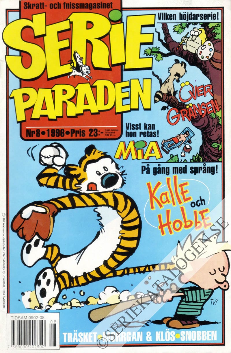 Framsida på Serie-paraden #8 (1996)