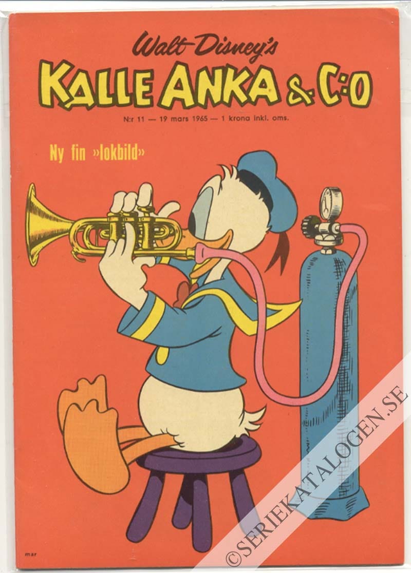 Framsida på Kalle Anka & C:o #11 (1965)