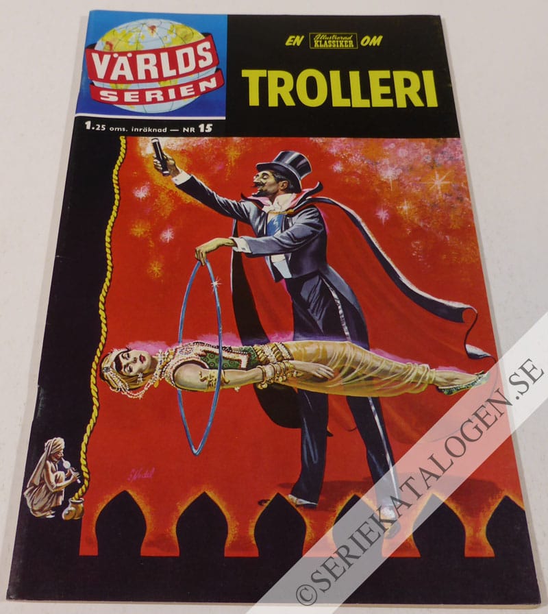 Framsida på Världsserien Trolleri (1961)