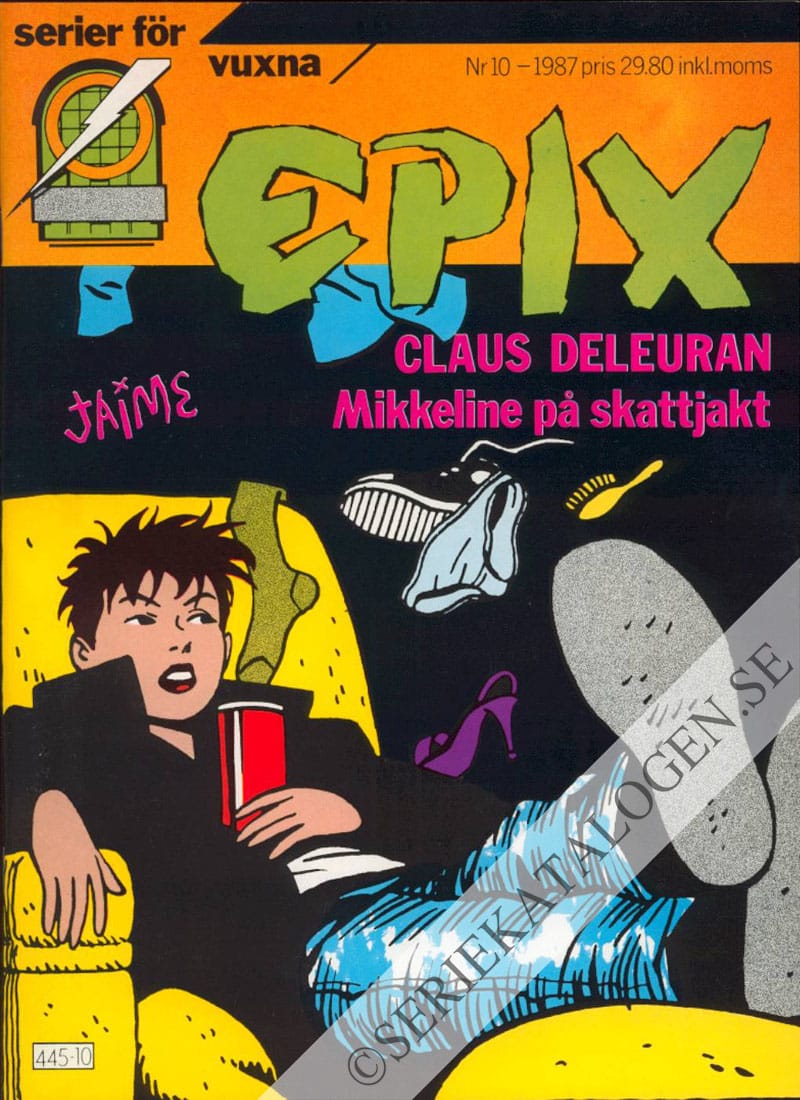 Framsida på Epix #10 (1987)