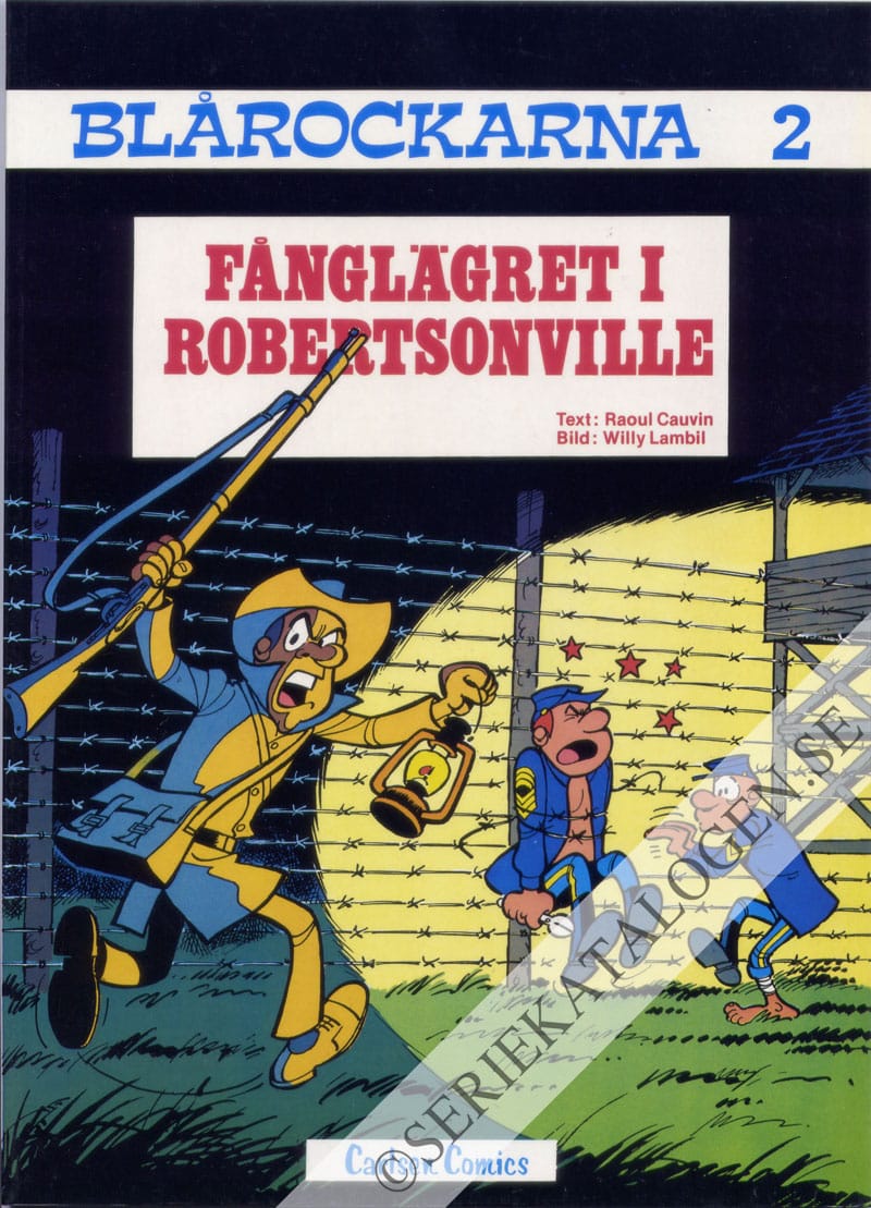 Framsida på Blårockarna Fånglägret i Robertsonville (1980)