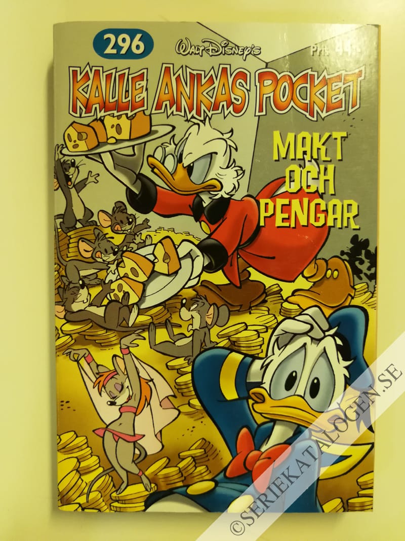 Framsida på Kalle Ankas pocket #296 - Makt och pengar (2004)