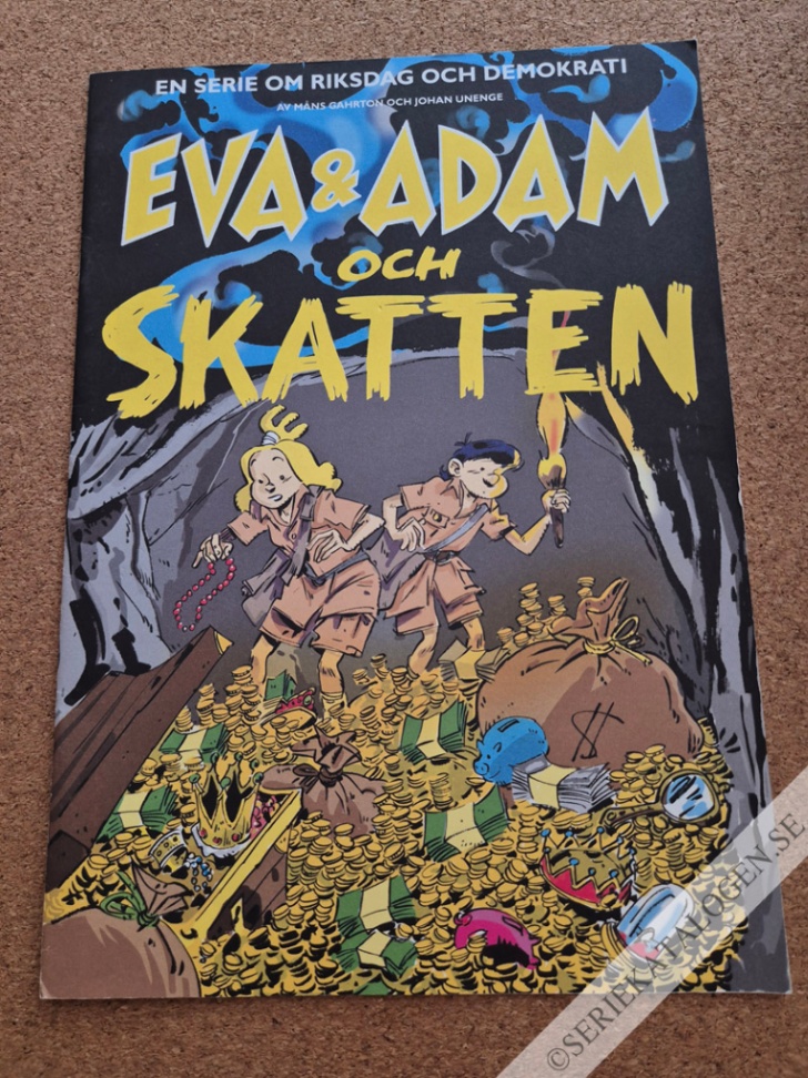 Framsida på Eva & Adam och skatten (2015)