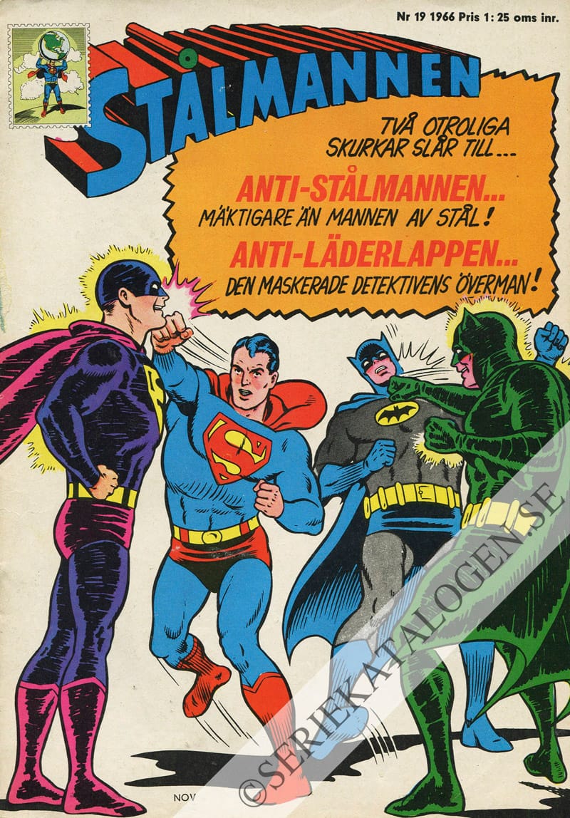 Framsida på Stålmannen #19 (1966)
