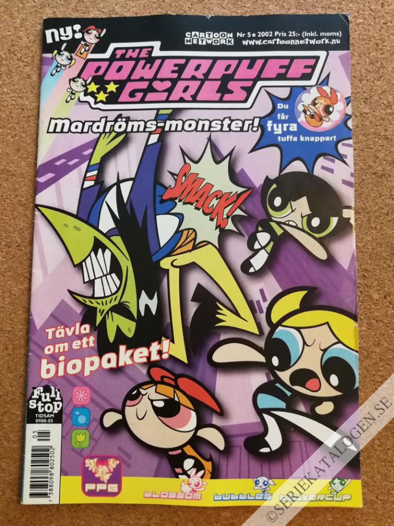 Framsida på The Powerpuff Girls #5 (2002)