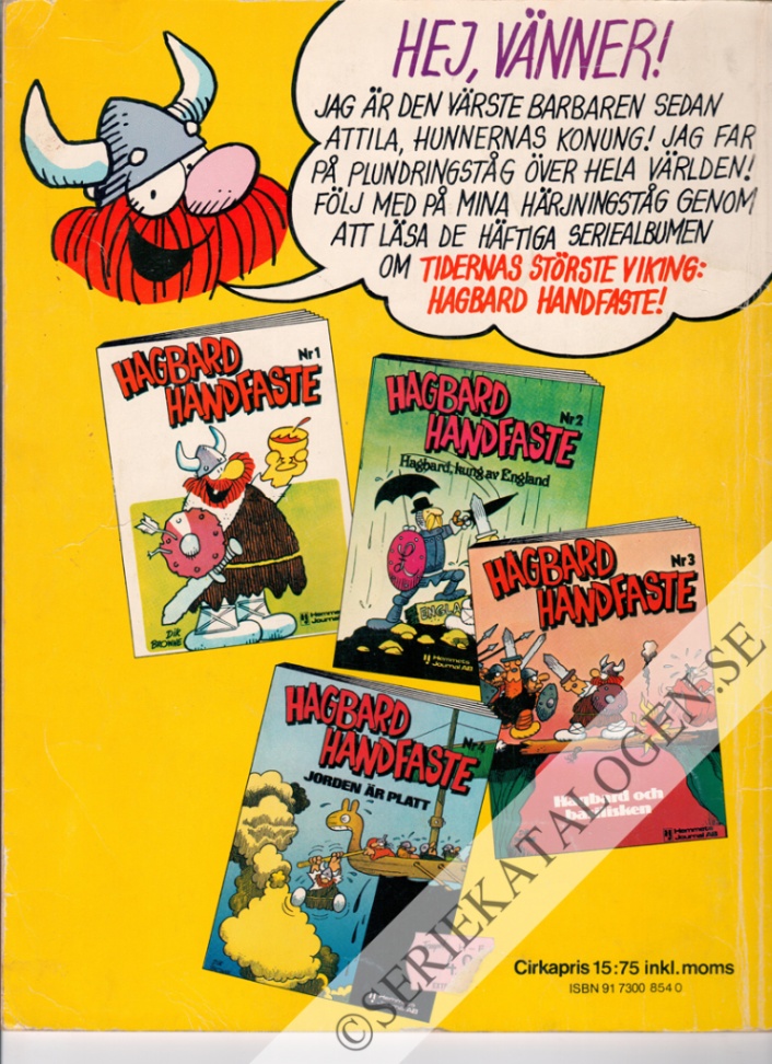 Baksida på Jakten på Rikedomens Sten (1979)