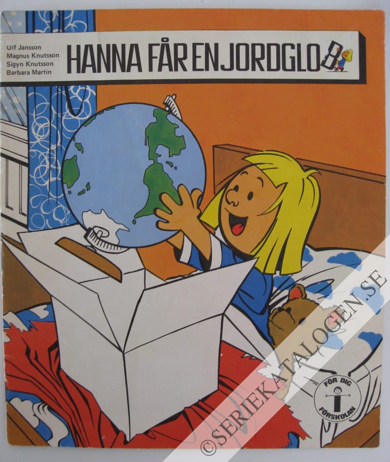 Framsida på Hanna Hanna får en jordglob (1977)