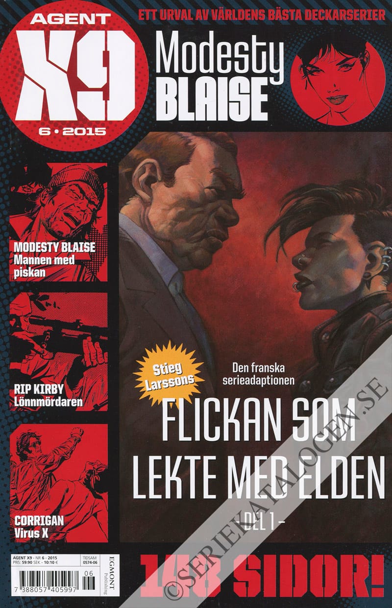 Framsida på Agent X9 #6 (2015)