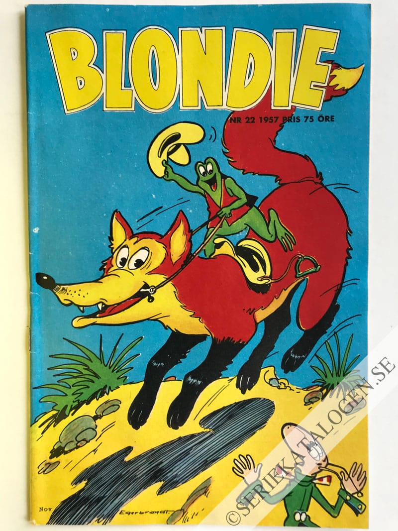 Framsida på Blondie #22 (1957)