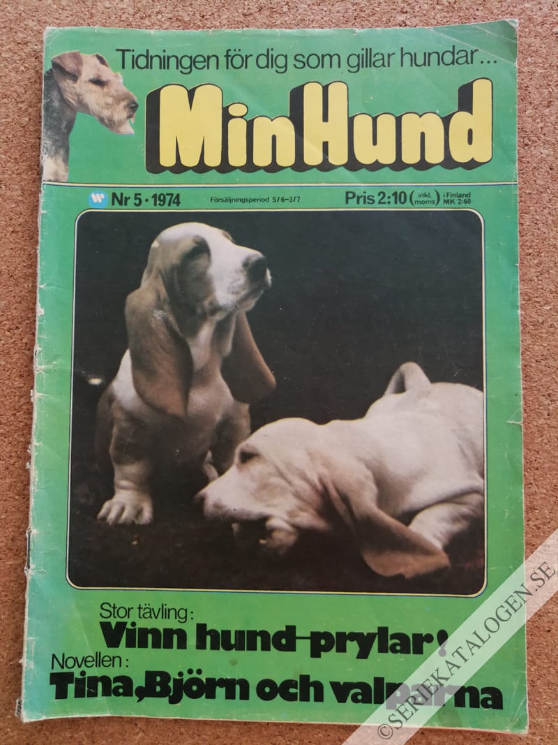 Framsida på Min hund #5 (1974)