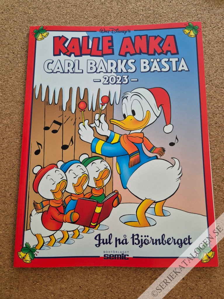 Framsida på Kalle Anka - Carl Barks bästa Jul på Björnberget (2023)