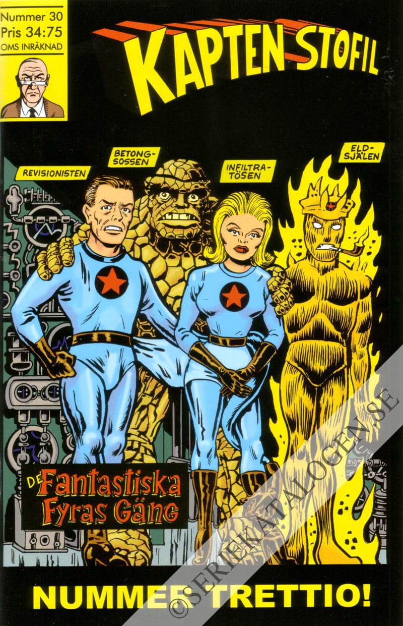 Framsida på Kapten Stofil #30 (2008)