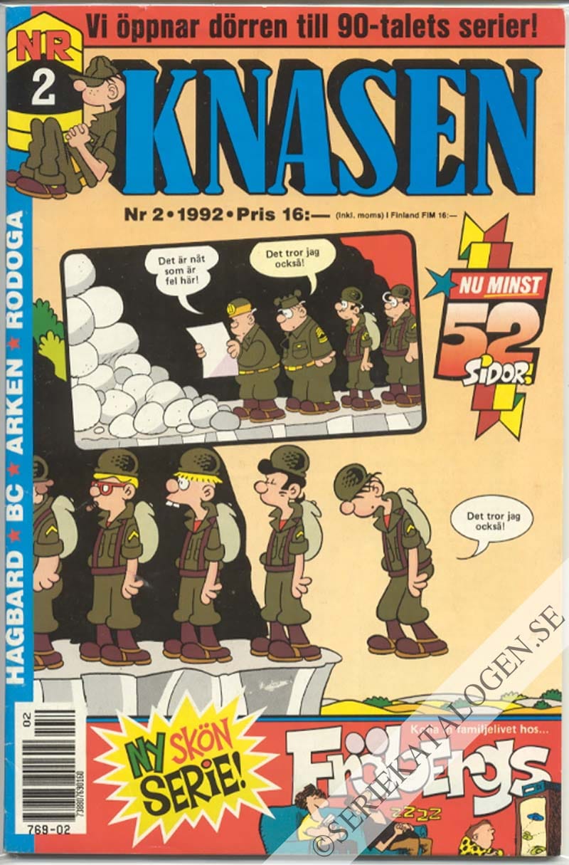 Framsida på Knasen #2 (1992)