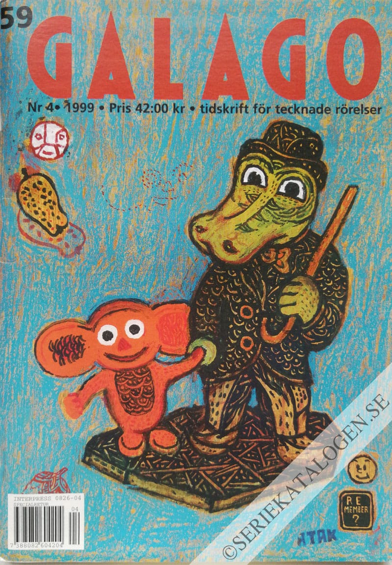 Framsida på Galago #4 (1999)