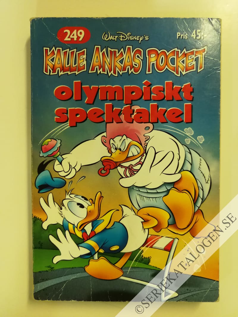 Framsida på Kalle Ankas pocket #249 - Olympiskt spektakel (2000)