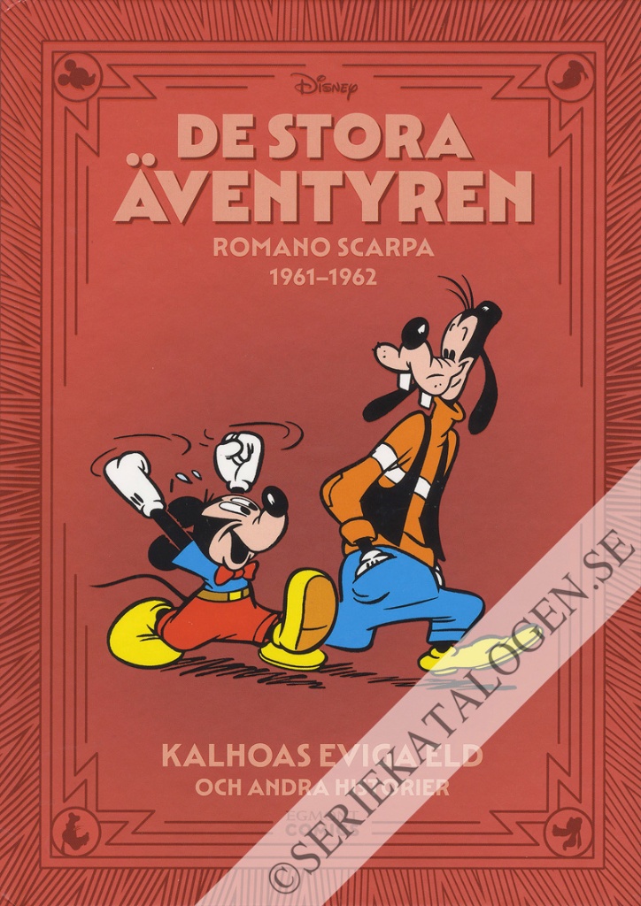 Framsida på De stora äventyren #1961-1962 - Kalhoas eviga eld och andra historier (2024)